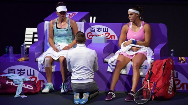 Дуэт Соболенко и Мертенс не прошел в полуфинал итогового турнира WTA
